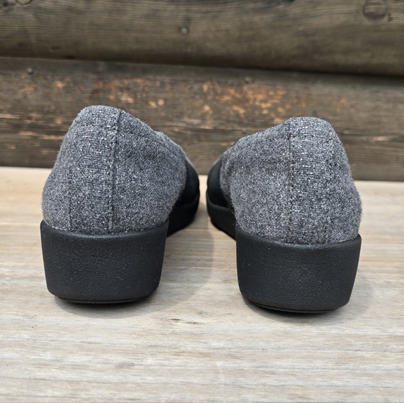 Easy Spirit NEW!! Kaleo Gray, Slip On, Platform, Comfort Wedge, Flats WMS 9M - Picture 8 of 15